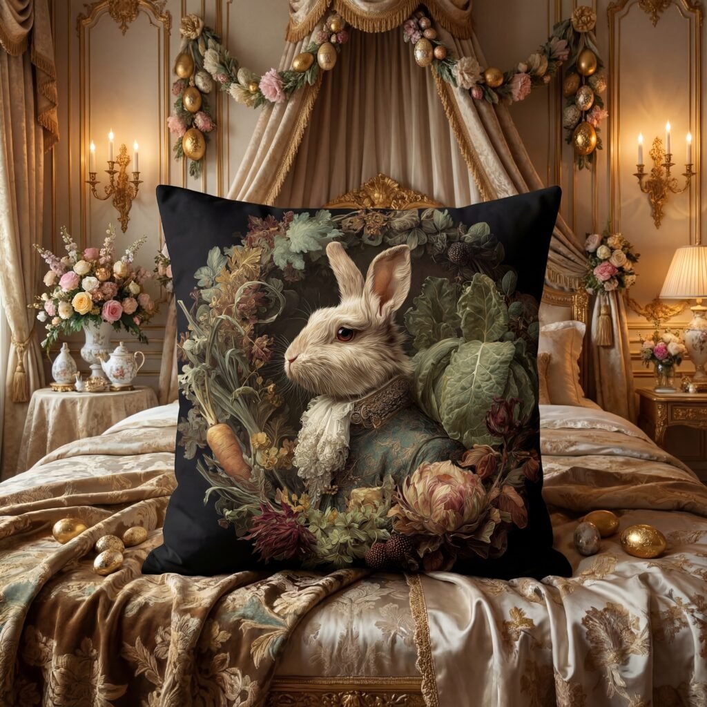 easter decoration bedroom rabbit portrait