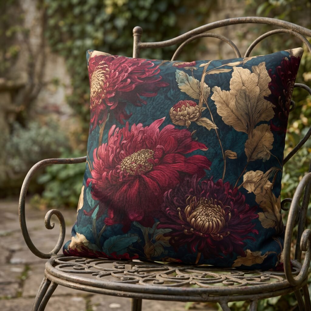 outdoor pillow throw cry dark floral outdoor pillow throw cry dark floral